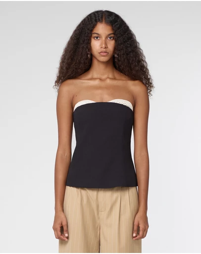 Third Form - Sable Strapless Bodice 