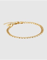 Najo - Marchioness Yellow Gold Petite Bracelet (18.5cm+ext)