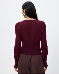 Cotton On - Feather Button Cardigan