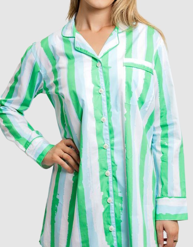 Sant And Abel - Women's Drawbertson Wild Stripes Night Shirt