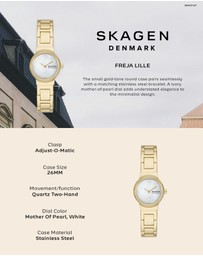 Skagen - Freja Lille Gold Tone Analogue Watch