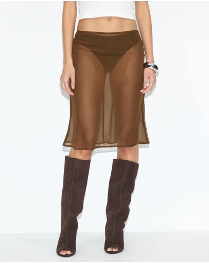 Dazie - Carrie Midi Skirt