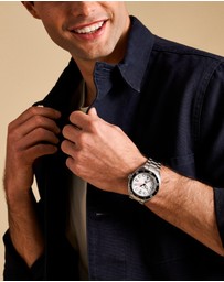 Fossil - Breaker Silver Analogue Watch