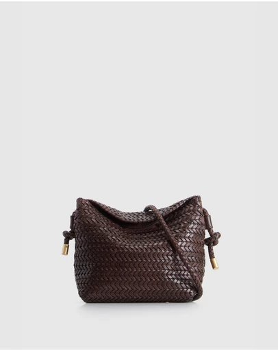 Evity - Allegra Weave Mini Crossbody Bag