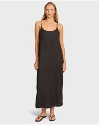 Academy Brand - Essential Linen Slip Dress