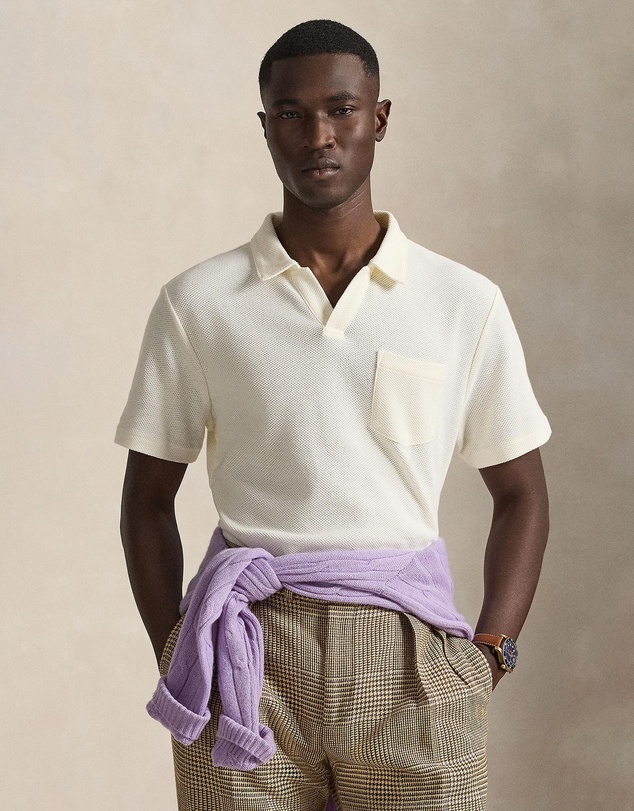 Polo Ralph Lauren - Standard Fit Honeycomb-Mesh Polo Shirt