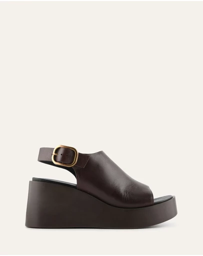 Jo Mercer - Cherry Mid Wedge Sandals