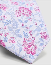 Politix - Floral Jacquard Silk Tie