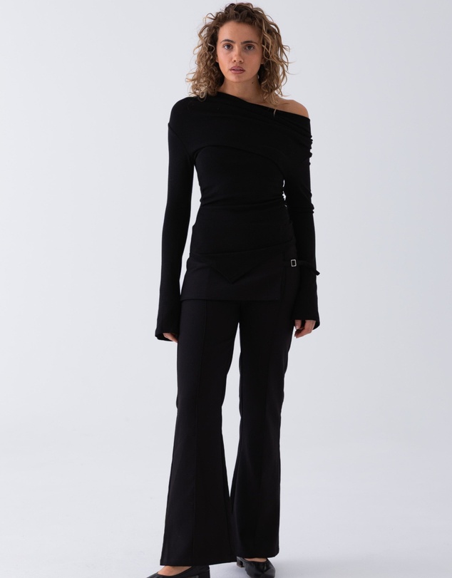 Style Addict - Asher Ruched Long Sleeve Top