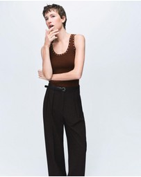 M.N.G - Studded Knit Top