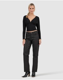 Rolla's - 90'S Boyfriend Jean - Espresso Coated
