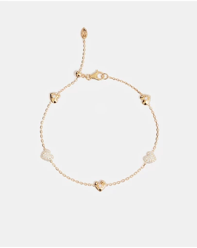 By Charlotte - You Have My Heart Charm Bracelet