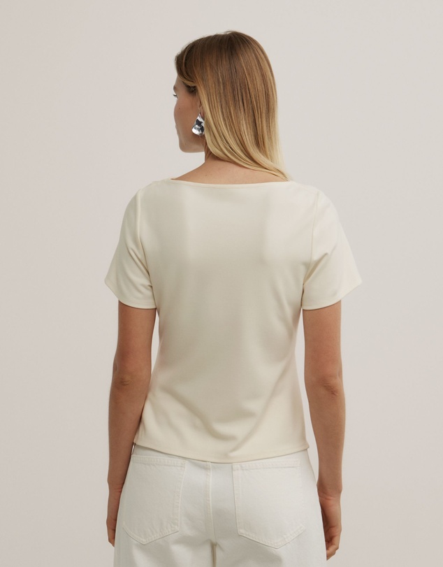 Witchery - Tuck Wide Neck T-shirt