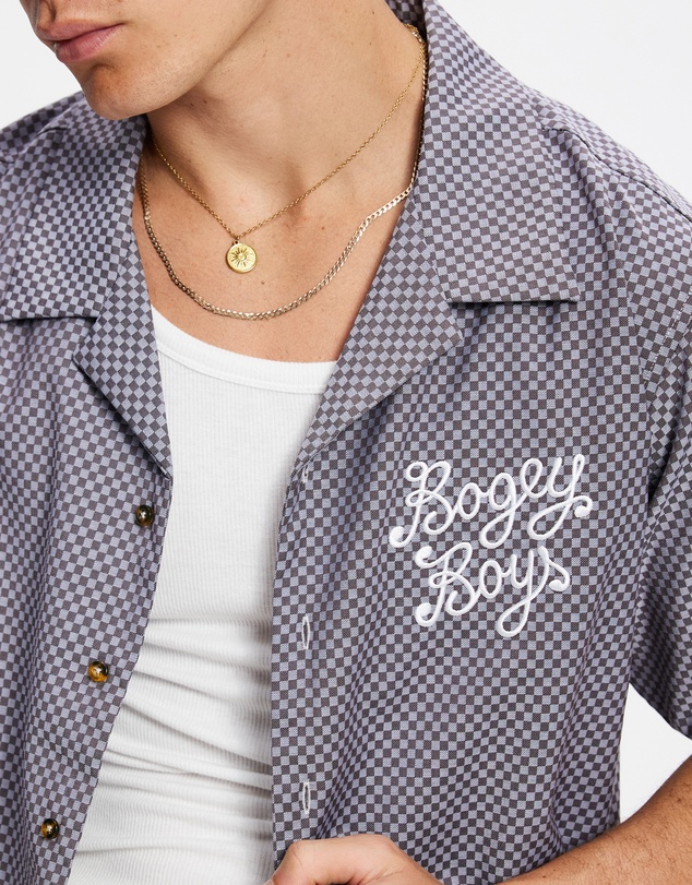 Bogey Boys - Mini Checkered Button-Up