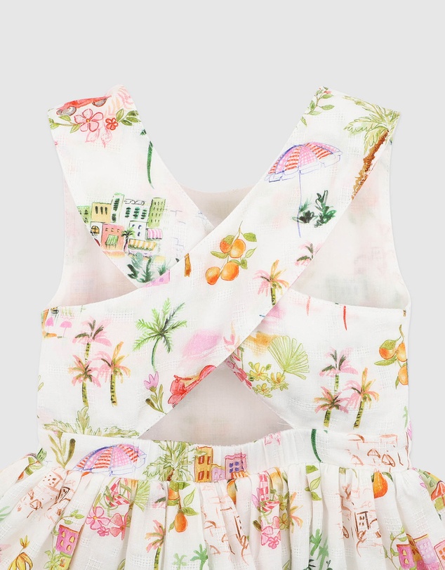 Bebe by Minihaha - Paradiso Cross Back Dress 3-7Y