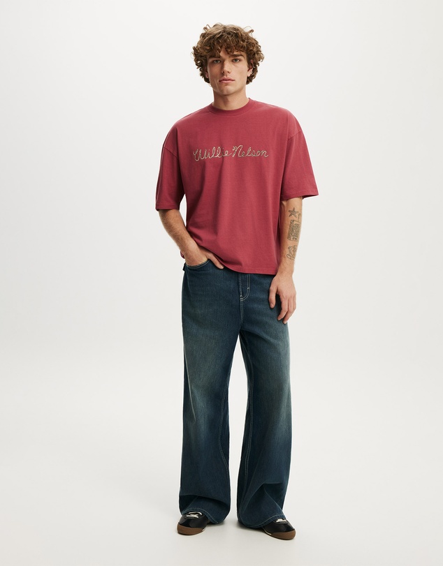 Cotton On - Cropped Fit Music T-Shirt