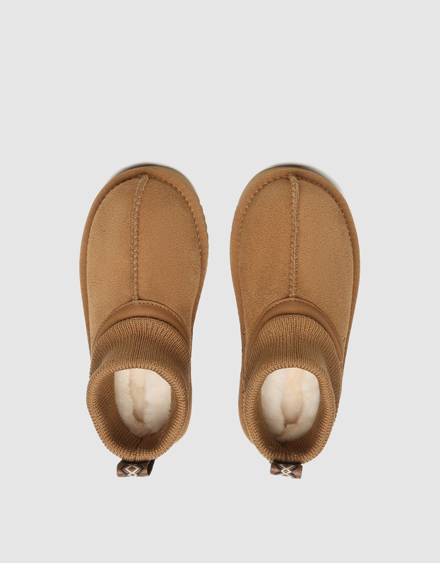 EVERAU - Australian Shepherd Ugg Kids Margaret Cow Suede Upper UGG Boots
