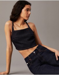 Calvin Klein Jeans - Denim Bralette Top