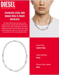 Diesel - Silver-Tone Necklace