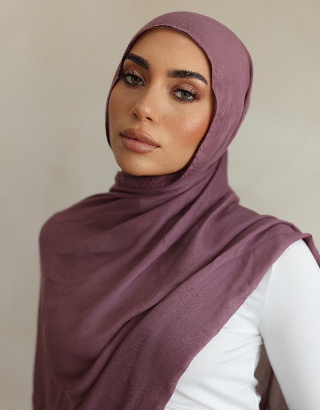 Mod Squad - Double Stitch Hijab- Lavender
