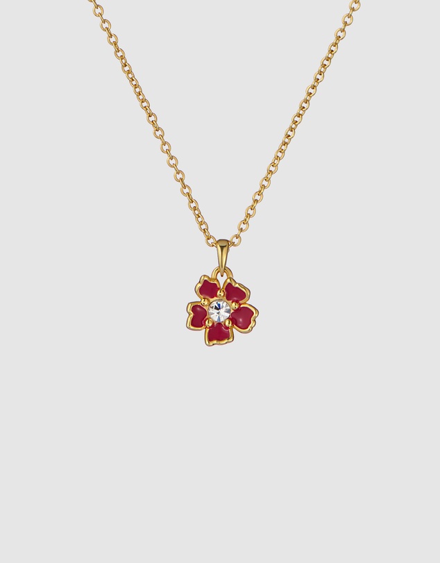 Ted Baker - PETIIES: Painted Flower Pendant Necklace