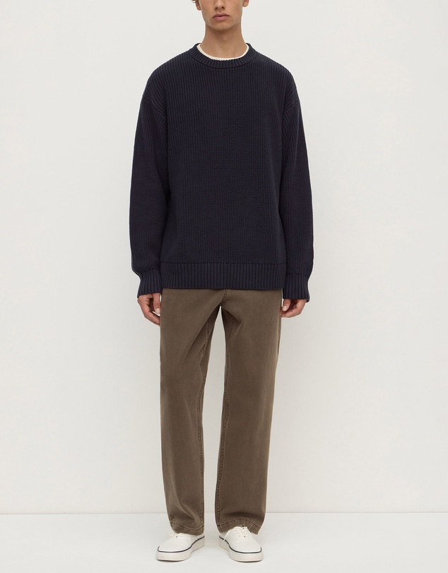 Assembly Label - Carson Cotton Rib Knit Jumper