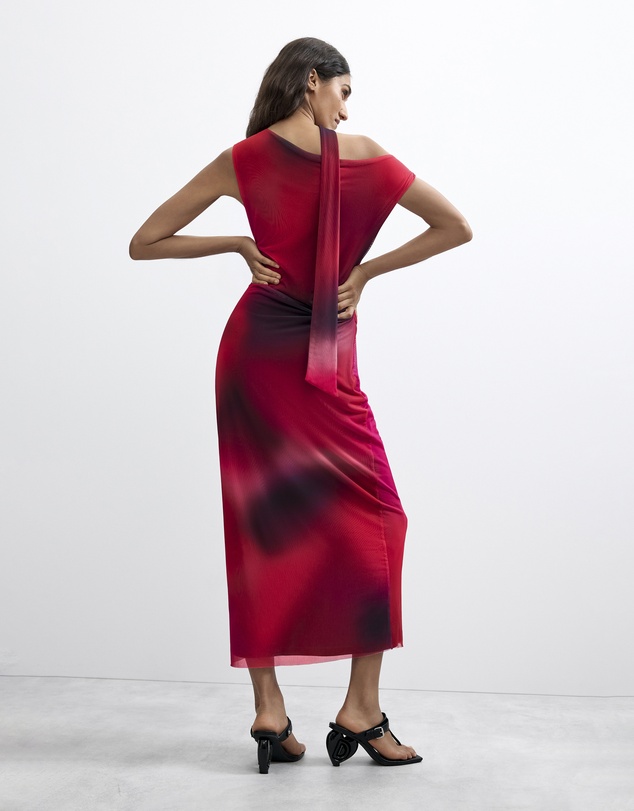 Desigual - Asymmetric Draped Dress
