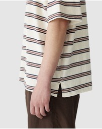 Bassike - Stripe Boxy T-Shirt