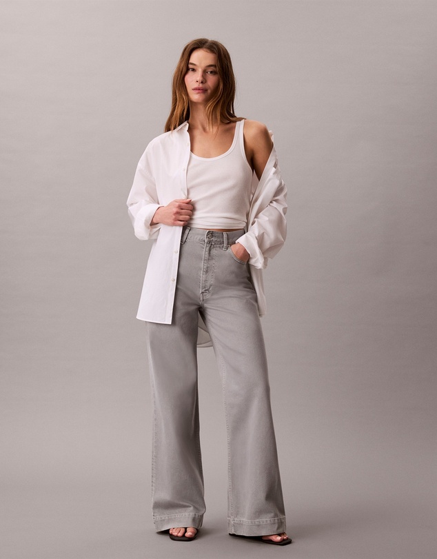 Calvin Klein Jeans - Super High Rise Wide Leg Jeans