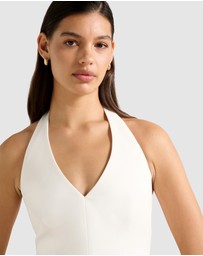 Forever New - Riley Structured Halter Neck Mini Dress