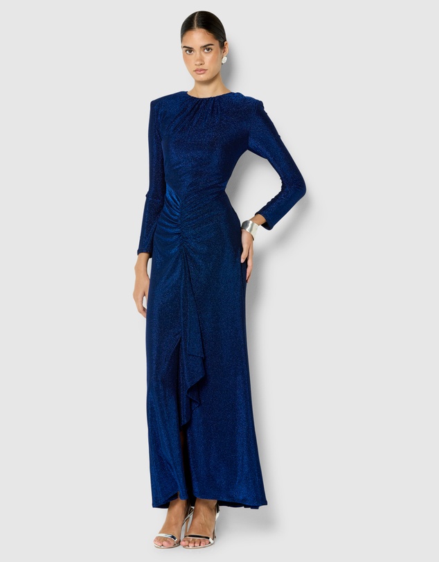 Montique - Dion Metallic Gown