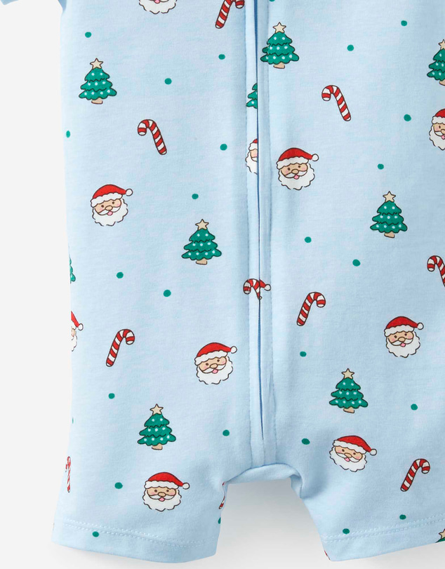 Cotton On Kids - Growie Short Sleeve Zip Romper