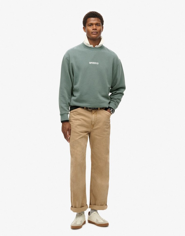Superdry - Micro Logo Graphic Loose Crew