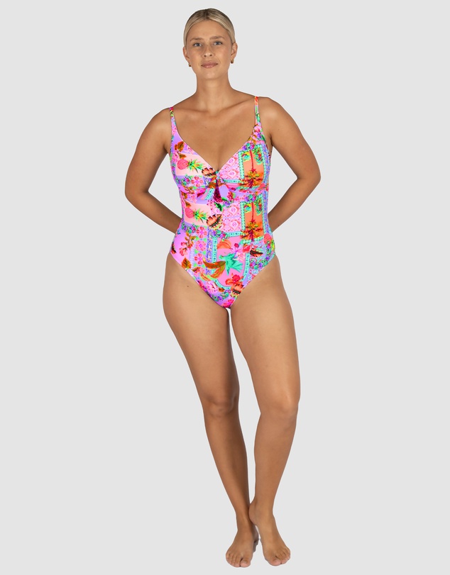 Baku Swimwear - Sardinia D-E Tie Front One Piece Swimsuit
