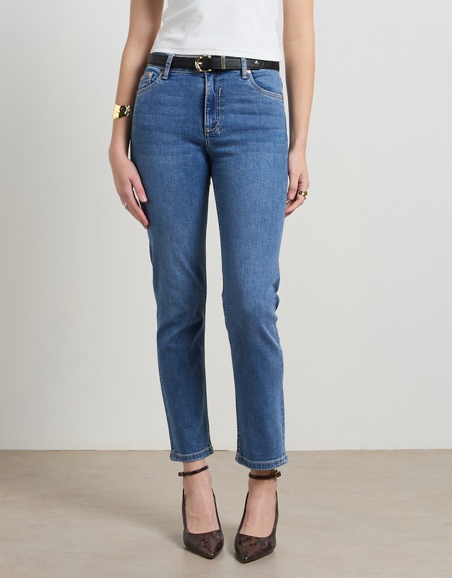 DRICOPER DENIM - Della Pacific Blue Slim Straight Leg Jeans