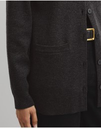 Country Road - Compact Wool Longline Cardigan