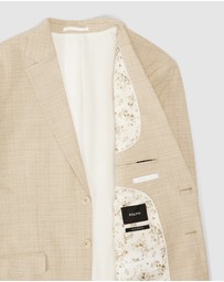 Politix - Single Breasted Textured Tailored Blazer