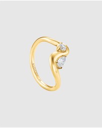 Rosefield - Mix Wave Gold-Tone Ring