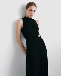 M.N.G - Knitted Dress With Metal Detail