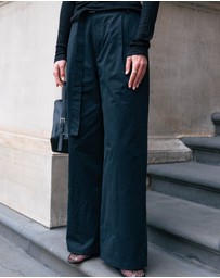 Style Addict - Belted Relaxed Trousers