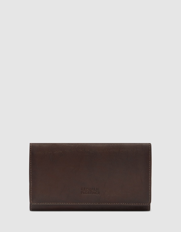 Florence - Carmen Brown Leather Wallet