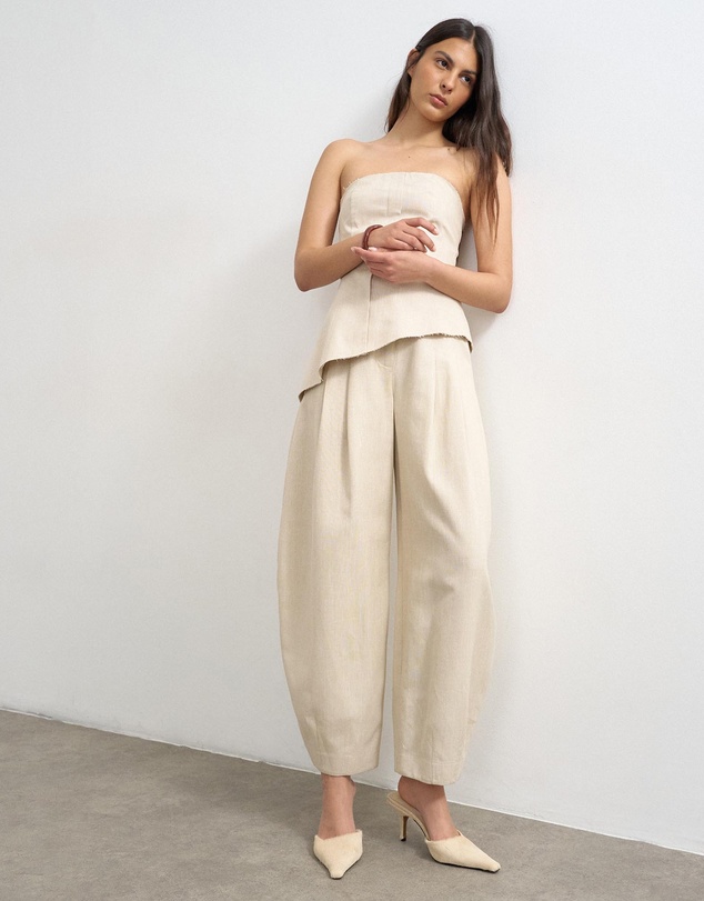 TOPSHOP - Sina Barrel Leg Trousers