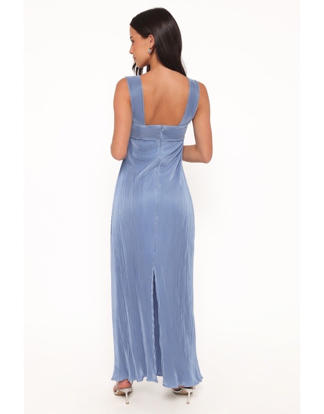 Petal & Pup - Dolores Pleated Maxi Dress - Cornflower Blue