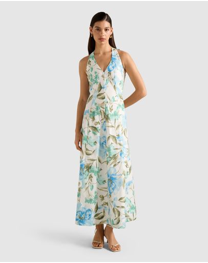 Blue Lyell Floral