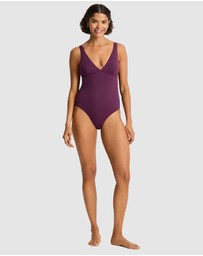 Sea Level Australia - Essentials Edit Longline Tie Back One Piece