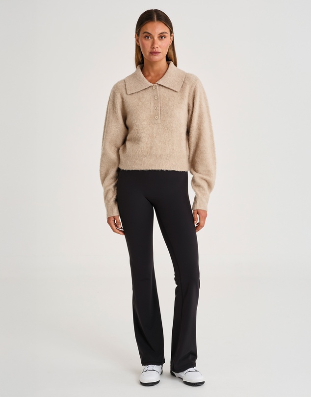 All Fenix - 1/2 Button Polo Knit