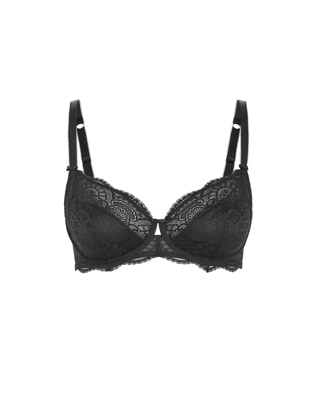 City Chic - Plus size Ophelia Underwire Bra - black