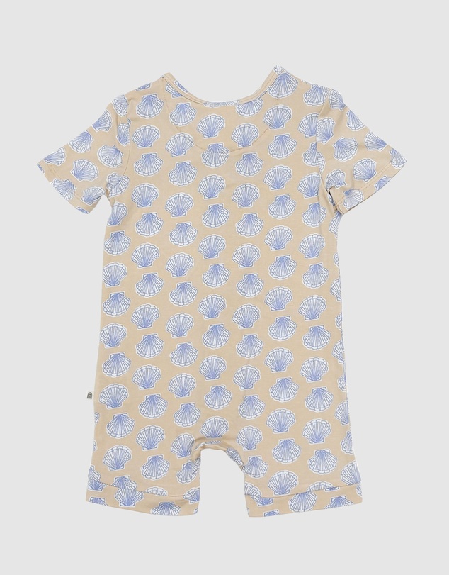 Kynd Baby - Essential Short Sleeve Onesie in Seashell Blue