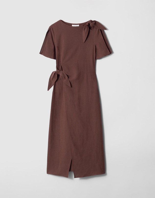 & Other Stories - Knot-Detail Midi Dress