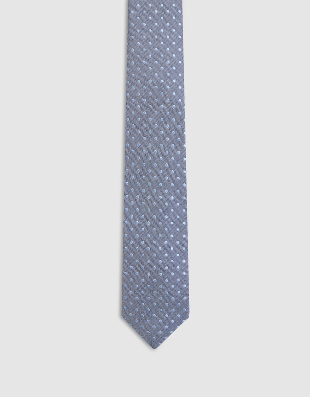 Oxford - Noel Spot Grid 7Cm Tie